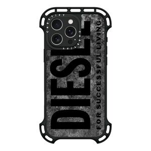 CASETIFY DIESEL Black Oxidized Biscotto Case iPhone 16 Pro